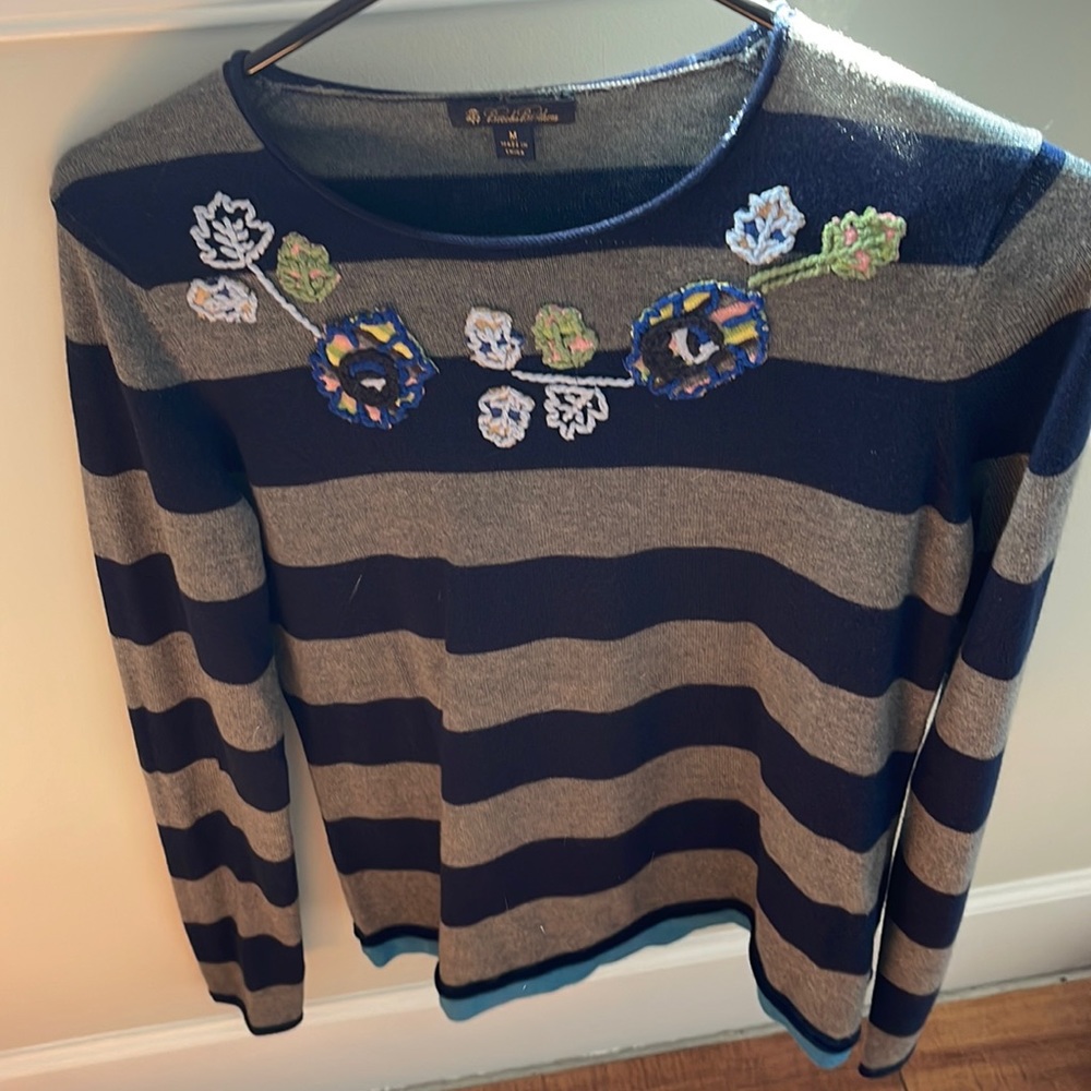 Brooks Brothers silk and cashmere sweater size medium
